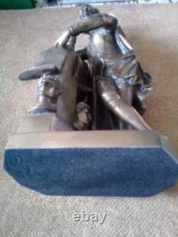One-of-a-kind Rare Vintage Large & Heavy Bronze W. Shakespeare Statue Sculpture