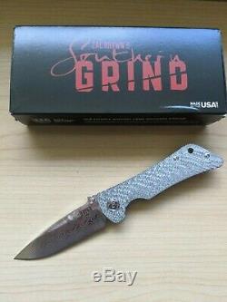 One of a kind Southern Grind Spider Monkey Silver Barracuda CF AND Damascus