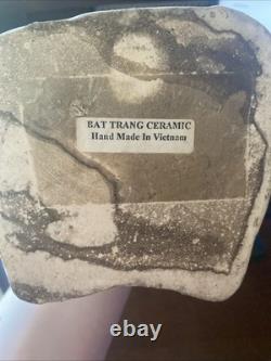 One of a kind Vintage Hand-crafted Bat Trang pottery statue