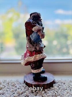 One of a kind Vintage Santa Statue