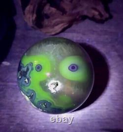 One-of-a-kind? Volcano Agate Sphere 62mm Uv Reactive Display Sphere