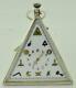 One Of A Kind Antique Silver&painted Enamel Masonic Pyramid Pocket/table Watch