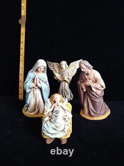 One of a kind ceramic nativity set