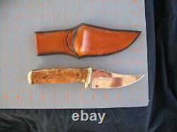 One-of-a-kind handmade Skinning Knife, 4 1/4 blade, 9 OAL