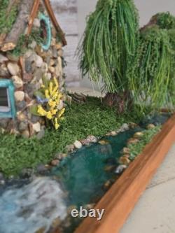 One-of-a-kind illuminated fairyscape art piece Seeking My Soul Collection