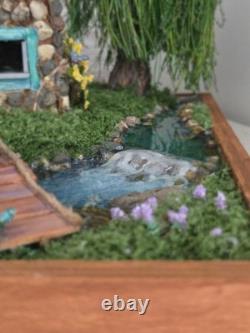One-of-a-kind illuminated fairyscape art piece Seeking My Soul Collection