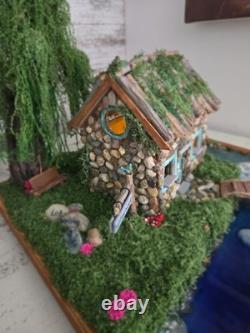 One-of-a-kind illuminated fairyscape art piece Seeking My Soul Collection