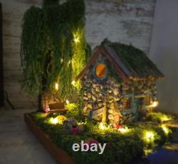 One-of-a-kind illuminated fairyscape art piece Seeking My Soul Collection