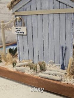 One-of-a-kind illuminated fairyscape/ocean art Seeking My Soul Collection