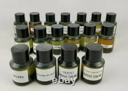 One of a kind lot for a Dior collector Miss Dior Accords 17 Bottles 90's