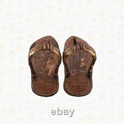 One of a kind piece of Tutankhamun Sandal, Handmade Egyptian King Sandal
