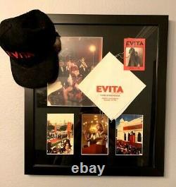 One of kind custom framed Madonna Evita Premiere Plaque