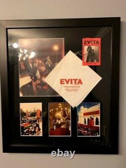 One of kind custom framed Madonna Evita Premiere Plaque