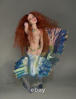 Ooak, Mermaid. Betta fish, art sculpture, Fantasy Art By Mystic Beings