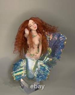 Ooak, Mermaid. Betta fish, art sculpture, Fantasy Art By Mystic Beings