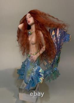 Ooak, Mermaid. Betta fish, art sculpture, Fantasy Art By Mystic Beings