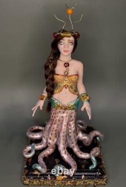 Ooak, Mermaid. Octopus, fantasy art sculpture, Fantasy Art By Mystic Beings