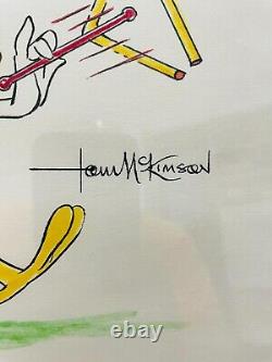 Orginal, One Of A Kind Looney Tunes Miss Prissy Animation Art
