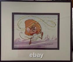 Orginal, One Of a Kind, signed Speedy Gonzales Looney Tunes Animation Art