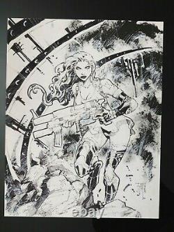 Original Aphrodite IX Art One of a Kind Francis Manapul inscribed to friend