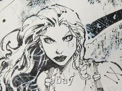 Original Aphrodite IX Art One of a Kind Francis Manapul inscribed to friend