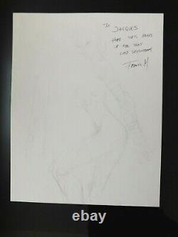 Original Aphrodite IX Art One of a Kind Francis Manapul inscribed to friend