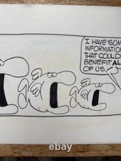 Original Comic Strip Animal Crackers Daily By Rog Bollen Signed Dish