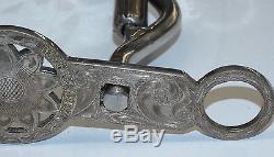 Original Dale Chavez Prototype Silver-Gold Western Style Bit Rare One of A Kind