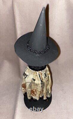 Original, Handmade, One-of-a-Kind, SIGNED Robin Seeber, WITCH Doll (24-127)