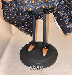 Original, Handmade, One-of-a-Kind, SIGNED Robin Seeber, WITCH Doll (24-127)