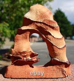 Original, One-of-a-Kind, Hand Carved Sandstone Arch by Sculptor, Jack Cluff
