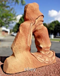 Original, One-of-a-Kind, Sandstone Arch by Jack Cluff. 7.25 base