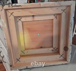 Original art scifi sculpture SPASTIC SPACE INVASION WEIRD HORROR Statue SIGNED
