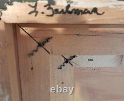 Original art scifi sculpture SPASTIC SPACE INVASION WEIRD HORROR Statue SIGNED