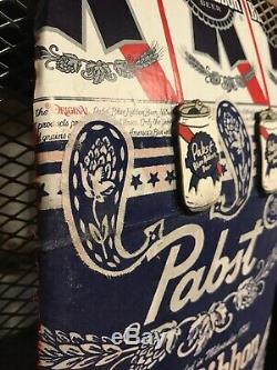 PBR PABST BLUE RIBBON BEER RARE ONE OF A KIND Skate Deck Board Advertising Sign