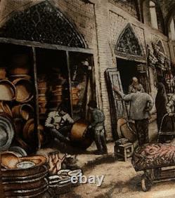 PICTORIAL CARPET Traditional Tableau Rug Bohemian Wall-Decor Collectible Carpet