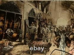 PICTORIAL CARPET Traditional Tableau Rug Bohemian Wall-Decor Collectible Carpet