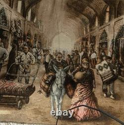 PICTORIAL CARPET Traditional Tableau Rug Bohemian Wall-Decor Collectible Carpet