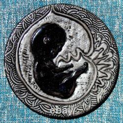 PRE-BORN HUMAN BABY, Handmade One of A Kind, Ceramic Sculpture, Detailed, Lovely