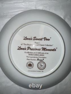PROOF Set 6 Royal Cornwall Classic Collection Decorator Plate ONE OF A KIND Set