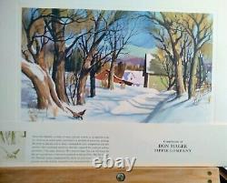 Pastoral a Collection of Salmela Water Color Prints One of a Kind Super Rare