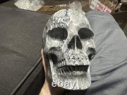 Picasso Jasper Crystal Skull Large 12lb One-of-a-Kind Car