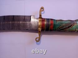Pirate demascus knife one of a kind