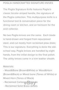 Poglia One Of A Kind Signature Knife