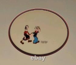 Popeye and Olive Oyl one of a kind production animation cel signed Hunn & Fritz