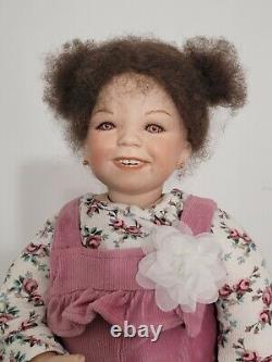 Porcelain Collectible Doll LIZZIE 28 Tall Handcrafted one-of-a-kind