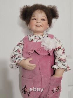 Porcelain Collectible Doll LIZZIE 28 Tall Handcrafted one-of-a-kind