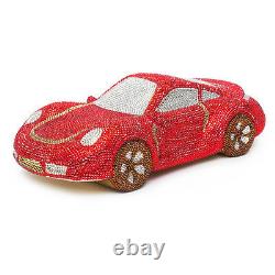 Porsche Ceramic Body Car Red Rhinestone One of a Kind