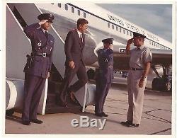 President John F Kennedy Photo-one Of A Kind 8x10 Color-exiting Air Force One