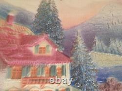 RARE! 1930 Vintage German Plastic DEEP Embossed Calendar One of a Kind